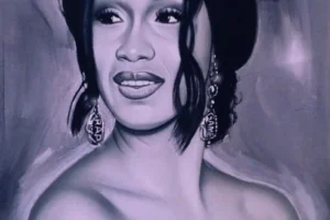 Cardi B Acrylic on Canvas Cardi B Acrylic on Canvas