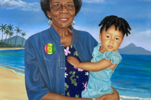 Grandmother and Child Acrylic Grandmother and Child Acrylic
