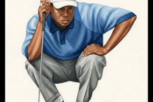 Tiger Woods mural Tiger Woods mural